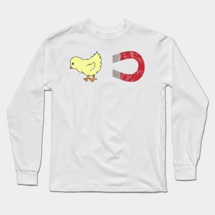 Baby Chick Magnet Long Sleeve T-Shirt